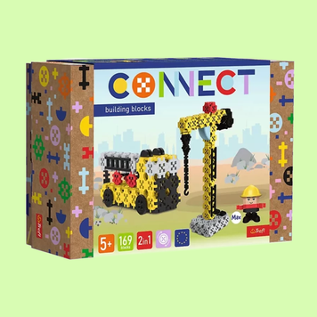 Конструктор Connect 2в1 Crane/Crane Truck 169дет Trefl 26/27778 фото