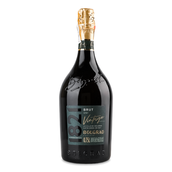 Вино ігристе біле брют 1821 Vintage Bolgrad 0,75л 4/20612 фото