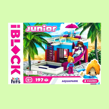 Конструктор JUNIOR Аквапарк 197дет KH08/004/3 Iblock 36_151579 фото