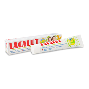 Зубна паста дитяча від 4 до 8 років 50мл LACALUT 08/10981 фото