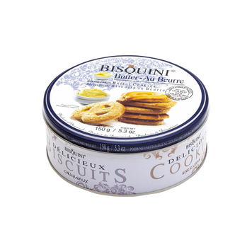 Печиво Tin Butter Cookies з/б 150г Bisquini 1/21034 фото