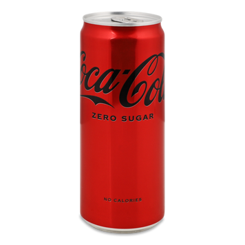 Напій Кока-Кола Zero б/цукр з/б 0,33л Coca-Cola 9/23750 фото