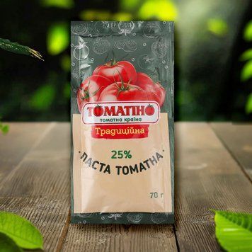Паста томатна 25% Традиційна д/п 70г Томатіно 9/41182 фото