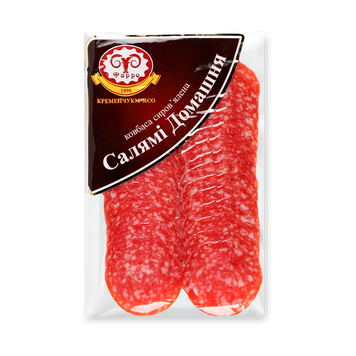 Нарізка Салямі домашня с/в в/ґ 80г Кременчук МК Україна 8/6458 фото