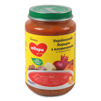 Д-Х Суп-пюре Український борщ ск 200г Milupa 6/2923 фото