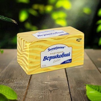 Маргарин ЗОЖК 72% Вершковий ф 250г 2/123 фото