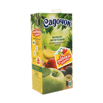 Садочок Мультифрукт Набір вітамінізований т/п з/кл 0,95л 9/9573 фото