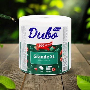 Паперовий рушник 2-шаров білий Grande XL 1шт Диво 06/661 фото