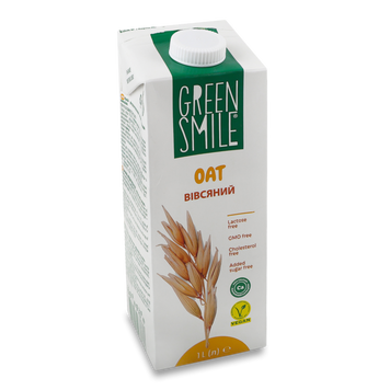 Напій 2,5% Вівсяний з кальціем т/п 1л Green Smile 2/6418 фото