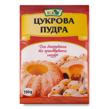 Пудра цукрова м/у 150г ЕКО 9/13393 фото