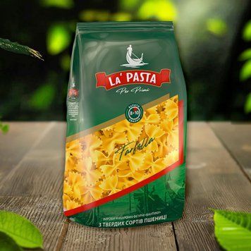 Макарони Бантики п/е 400г La Pasta 9/18028 фото