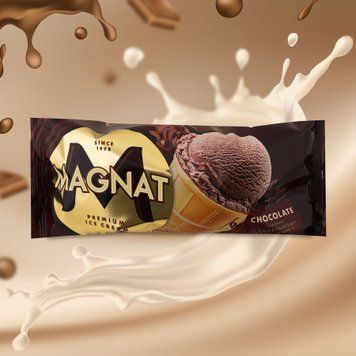Морозиво Magnat Chocolate шок ваф/ст 70г Хладик 2/10091 фото