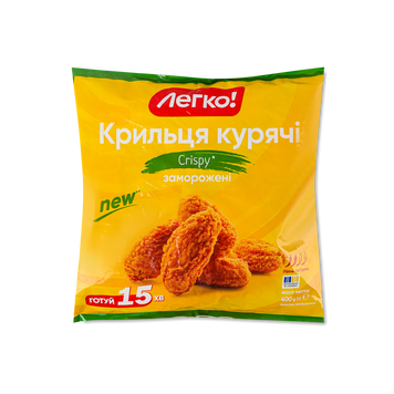 Крильця курячі Crispy заморожені 400 г Легко 3/6738 фото