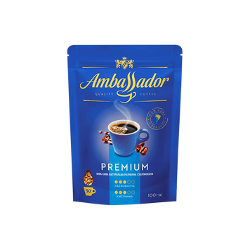 Кава розчинна е/пак 100г Ambassador 7/11403 фото
