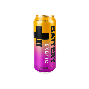 Напій Енергетичний Battery EXOTIC з/б 0,5л 9/38982 фото