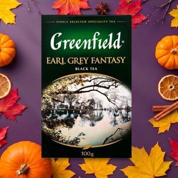 Чай чорний Earl Grey Fantasy Greenfield 100 г 7/3103 фото