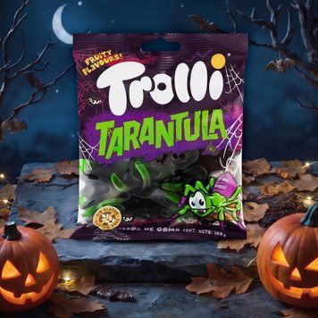 Цукерки жувальні Тарантул п/е 100г Trolli Німеччина 1/20503 фото