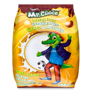 Сніданок гот кульки глаз молоко/какао Mr. Croco м/у 500г Зол зерно ДКХК 9/39211 фото