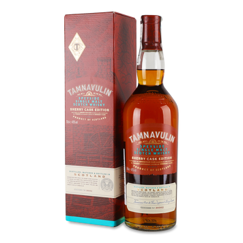 Віскі Шотландія Tamnavulin Sherry Cask Single Malt 40% 0,7л п/уп 4/18699 фото