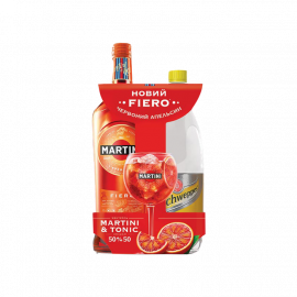 Набор Вермут Fiero 14,9% ТМ Martini 0,75 + Tonic 1л