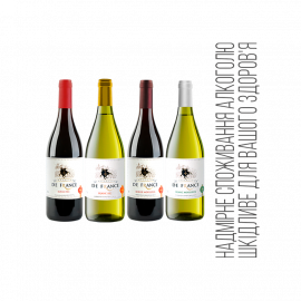 Вино красное/белое сухое/полусухое Rouge/Blanc/Moelleux ТМ Chevalier de France Франция 0,75л