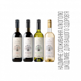 Вино червоне/біле сухе Merlo/Tempranillo/Sauvignon Blanc/Chardonnay ТМ Listillo 0,75л Іспанія