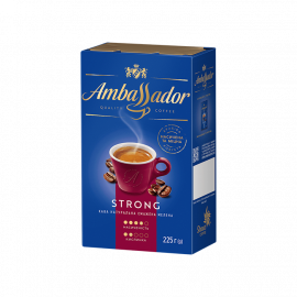 Кофе молотый Strong ТМ Ambassador 225г