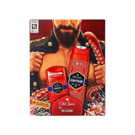 Набор мужской Dark Captain/Wolfthorn (гель для душа  + дезодорант стик) ТМ OLD SPICE