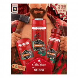 Набор мужской Bearglove Lumberjack (дезодорант стик+гель для душа +дезодорант-спрей) ТМ Old Spice