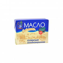 Масло Селянское 72.8% ТМ Слобожанка Квітень 180г
