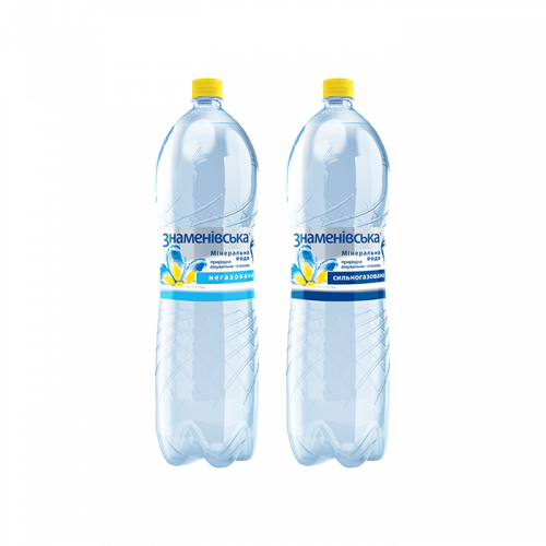 Вода мінеральна Знаменівська газована/негазована ТМ Біола 2л