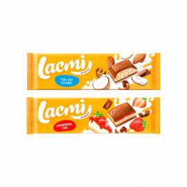 Шоколад молочный миндаль/кокос/клубника/печенье Lacmi ТМ Рошен 280г