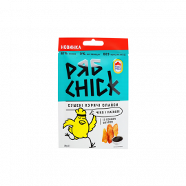 Слайси курячі сушені з соєвим соусом ТМ РябChick 30г Україна