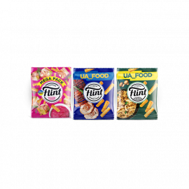 Сухарики пшеничні/житні в асортименті ТМ Flint 100г(110г) 