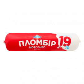 Мороженое пломбир 19% ТМ ХЛАДИК 500г
