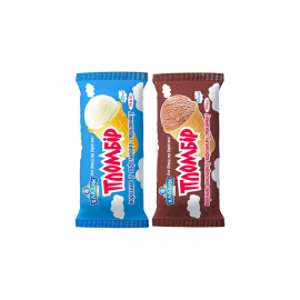 Мороженое пломбир 12% шоколадный/без наполнителя ТМ Хладик 70г